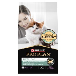 PURINA Pro Plan LiveClear Kitten Ricco di tacchino - cibo secco per gatti - 1 4kg