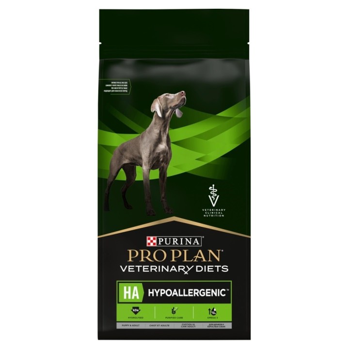 PURINA Pro Plan Veterinary Diets Canine HA Hypoallergenic - cibo secco per cani - 11 kg