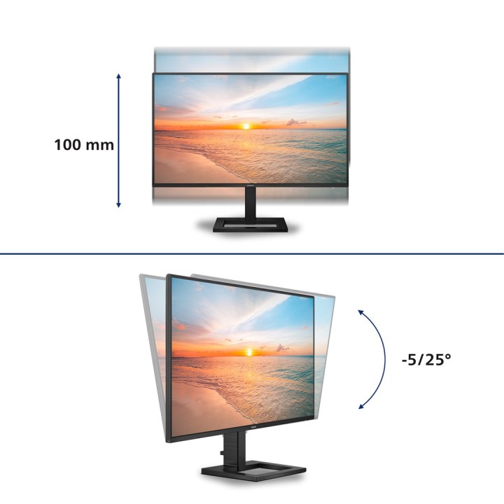 Philips 1000 Monitor per computer serie 27E1N1600AE/00 68.6 cm (27 ) 2560 x 1440 pixel Quad HD LCD nero