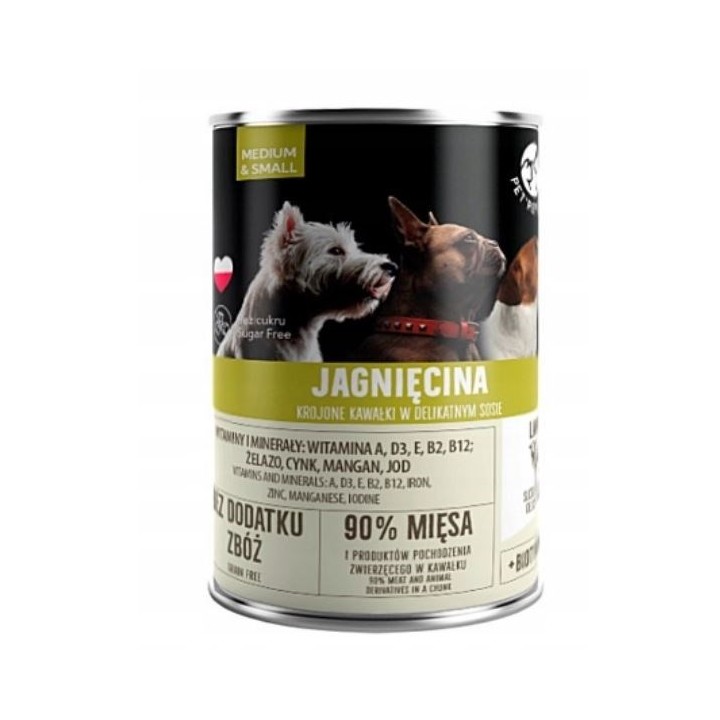 PET REPUBLIC Adult Medium & Small Agnello - cibo umido per cani - 400g