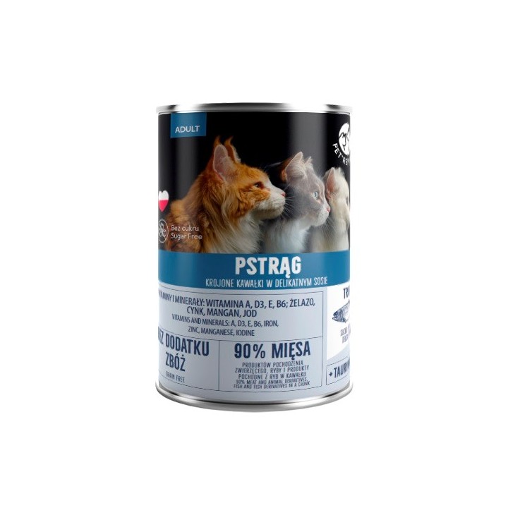 PET REPUBLIC Adult Trota - cibo umido per gatti - 400g