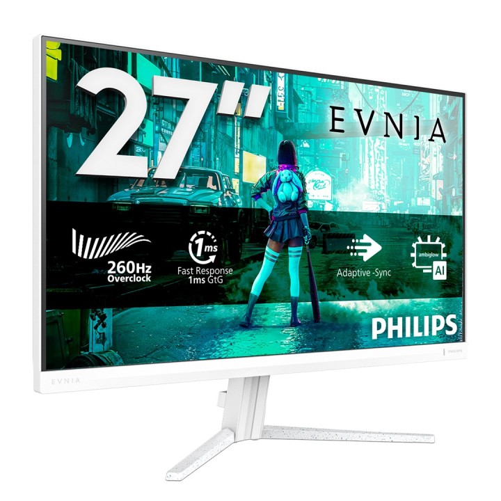 Philips 27M2N3201PL/00 Monitor per computer 68.6 cm (27 ) 1920 x 1080 pixel Full HD LCD bianco