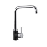 PYRAMIS SILVIO DUO Miscelatore granito nero