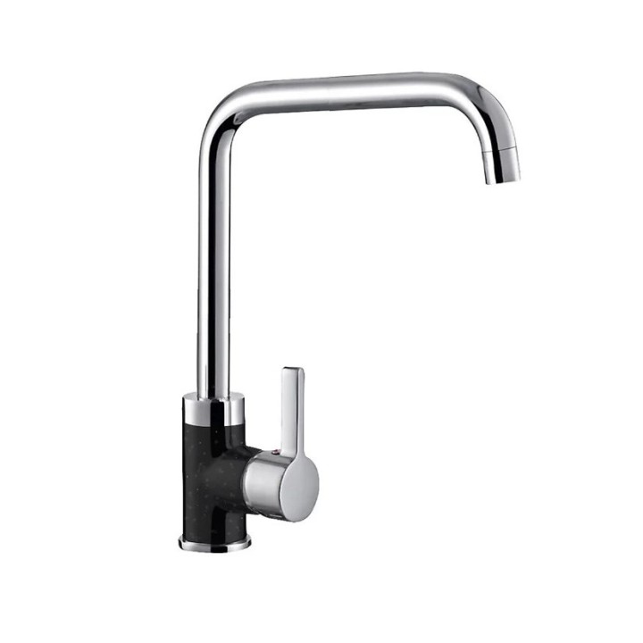 PYRAMIS SILVIO DUO Miscelatore granito nero