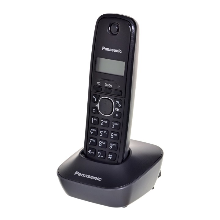 Panasonic KX-TG1611 Telefono DECT Telefono Nero Caller ID