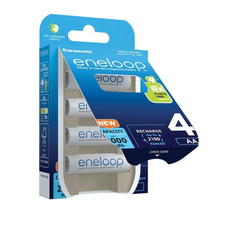 Batterie ricaricabili PANASONIC ENELOOP AA 2000 mAh 4 szt (BK-3MCDE/4CP)
