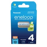 Batterie ricaricabili PANASONIC ENELOOP AAA 800 mAh 4 szt (BK-4MCDE/4CP)