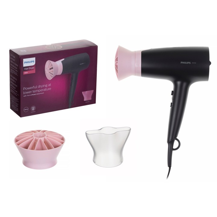 Philips BHD350/10 asciugacapelli 2100 W nero rosa