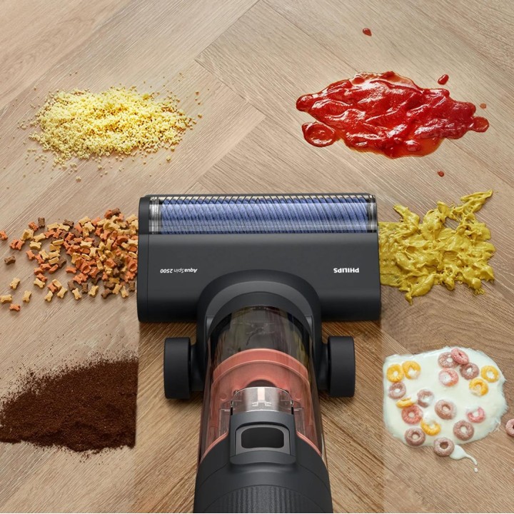 Philips 6000 serie XW6264/11 aspirapolvere portatile/scopa elettrica Batteria Secco e bagnato Ciclonica Senza sacchetto Grigio