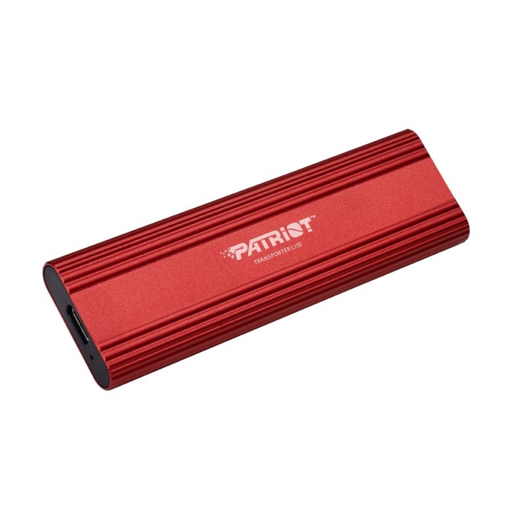 Portatile esterna SSD PATRIOT MEMORY Transporter Lite 1TB USB3.2 Type-C 1000 MB/S (PTPL1TBPEC) rosso