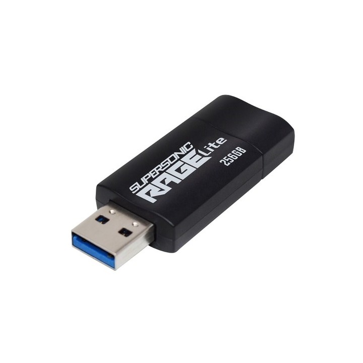 Flashdrive PATRIOT Rage Lite 512GB 120 MB/S USB 3.2 retrattile nero (PEF512GRLB32U)