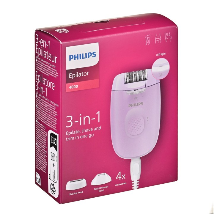 Philips 4000 series epilatore Series 4000 BRE257/00 epilatore con cavo