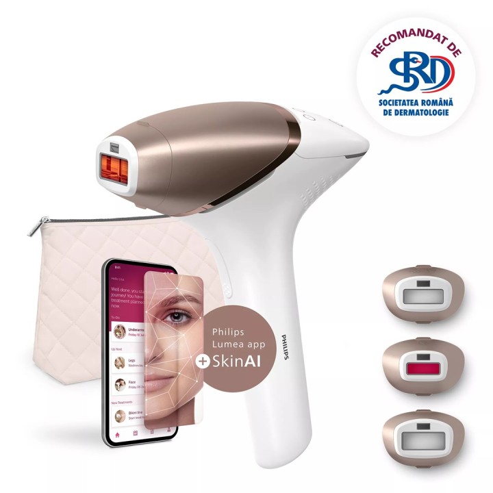 Philips BRI973/00 epilatore a luce Luce pulsata intensa (IPL) Oro rosa Bianco
