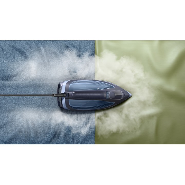 Philips 6000 serie DST6120/20 ferro Ferro a vapore SteamGlide Plus piastra 2600 W Blu