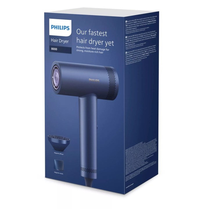 Philips 8000 series BHD839/10 asciugacapelli 1400 W blu
