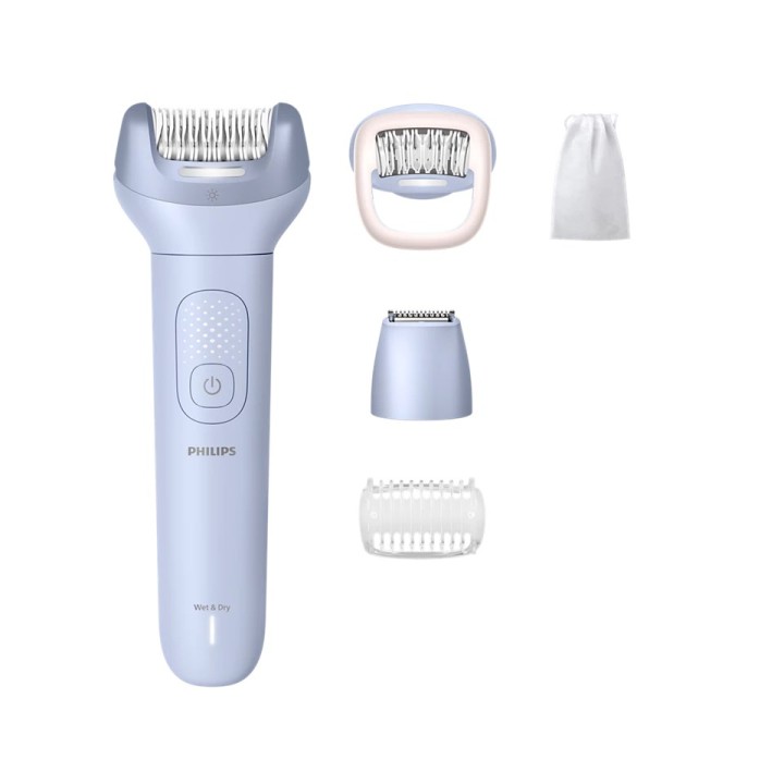 Philips epilatore Series 8000 BRE711/00 rasoio senza fili Wet and Dry viola