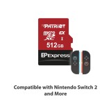 Patriot Memory EP Express scheda di memoria 512GB MicroSDXC 800/600 MB/s (PEF512GEPEXMCX)