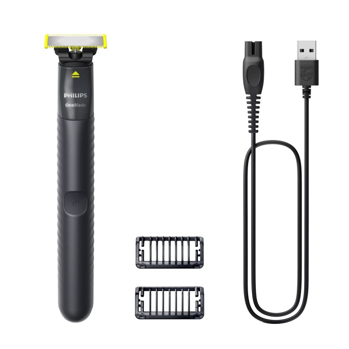 Philips Norelco OneBlade QP1424/10 rasoio uomo Rasoio a lamina Trimmer Carbone
