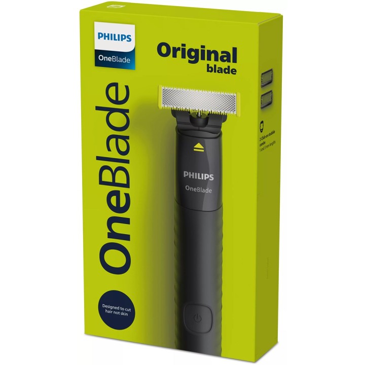 Philips Norelco OneBlade QP1424/10 rasoio uomo Rasoio a lamina Trimmer Carbone