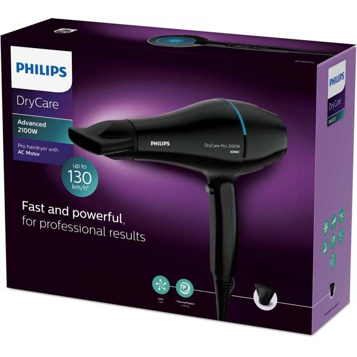 Philips DryCare BHD272/00 asciugacapelli 2100 W Nero