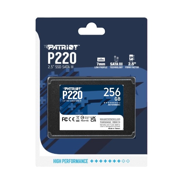 Patriot Memory P220 256GB 2.5 seriale ATA III