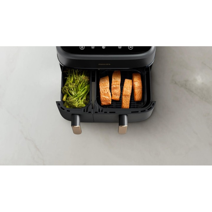 Philips NA 352/00 friggitrice ad aria doppio cestello