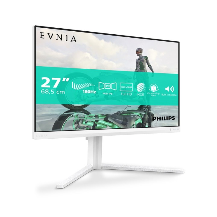 Philips Evnia 27M2N3201A/00 Monitor per computer 68.6 cm (27 ) 1920 x 1080 pixel Full HD LCD bianco