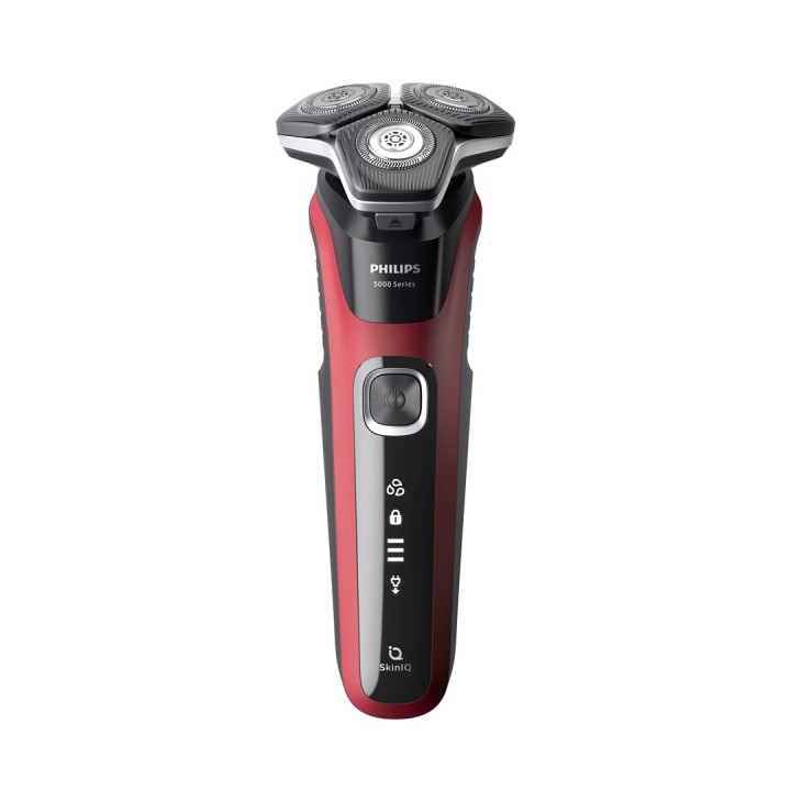 Philips SHAVER Serie 5000 S5883/10 rasoio uomo Rasoio rotante Trimmer Nero Rosso