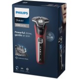 Philips SHAVER Serie 5000 S5883/10 rasoio uomo Rasoio rotante Trimmer Nero Rosso