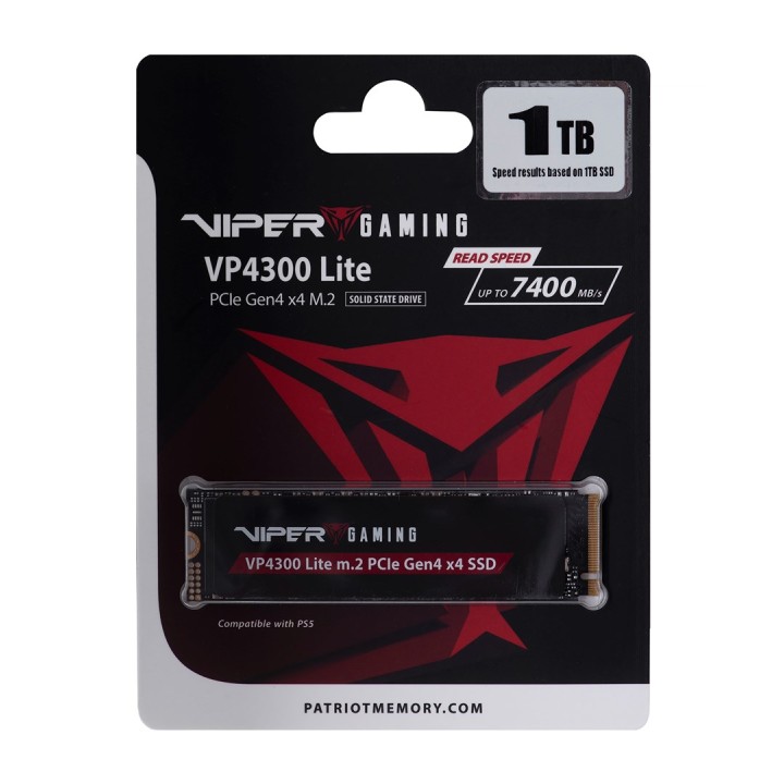 Patriot Memory VP4300 Lite M.2 1 TB PCI Express 4.0 NVMe (VP4300L1TBM28H)