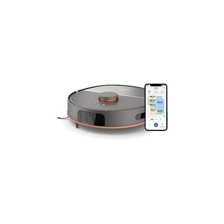Philips XU5000/10 Serie 5000 Robot aspirapolvere e lava pavimenti 67 W Grigio