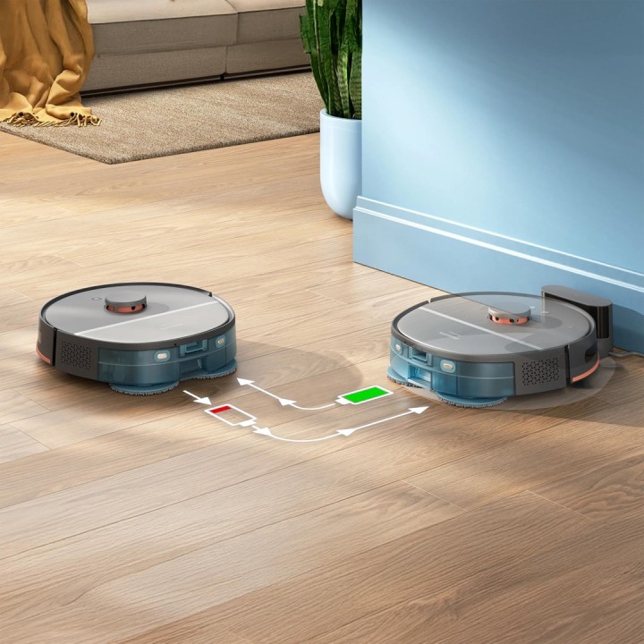 Philips XU5000/10 Serie 5000 Robot aspirapolvere e lava pavimenti 67 W Grigio