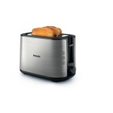 Philips Viva Collection HD2650/90 tostapane 2 fette 950 W Nero Acciaio inossidabile