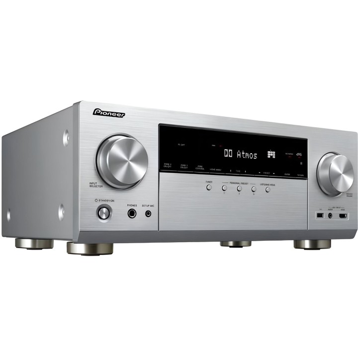 Pioneer VSX-LX305 ricevitore home cinema argento