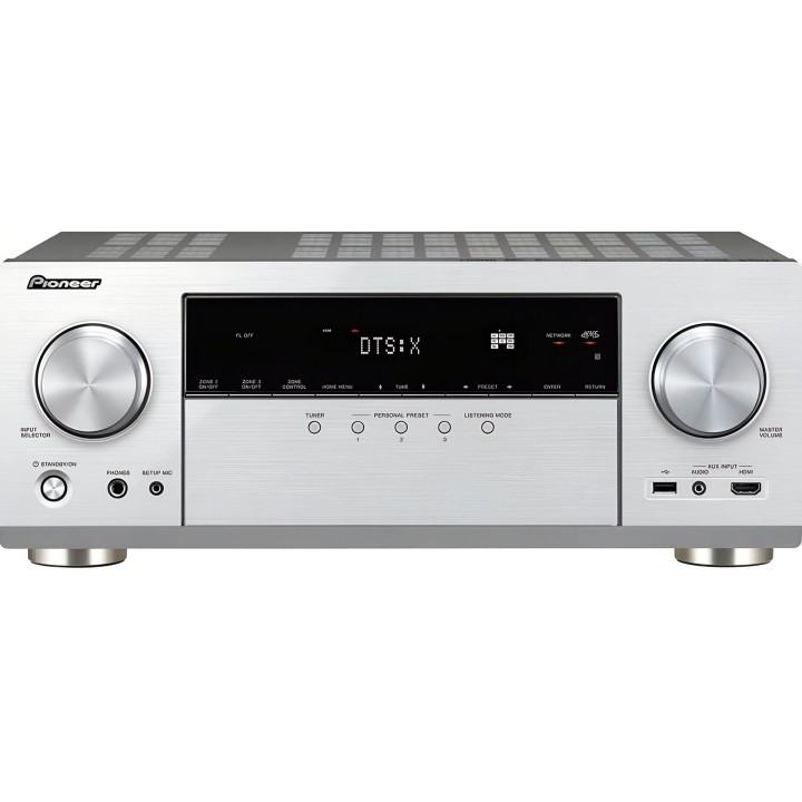 Pioneer VSX-LX305 ricevitore home cinema argento