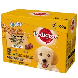 PEDIGREE Selezione Junior Mix - Cibo umido per cani - 12x100 g