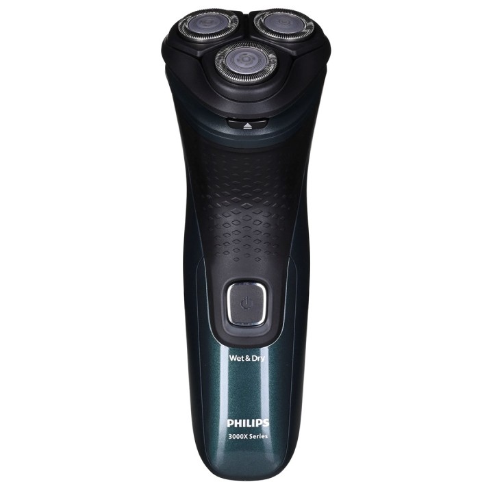 Philips X3052/00 rasoio da uomo rasoio rotante trimmer nero verde