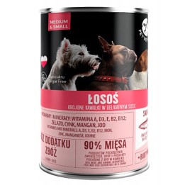 PET REPUBLIC Adult Medium & Small salmone - cibo umido per cani - 400g