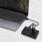 Qoltec 50310 stazione aggancio unità 2x SSD M.2 SATA | NGFF | USB tipo C