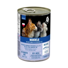 PETREPUBLIC Bocconcini di sgombro in salsa delicata - cibo umido per gatti - 400g