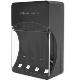 Qoltec 50653 caricabatterie per tipo Ni-MH R03/AAA R6/AA