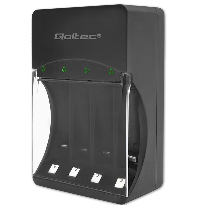 Qoltec 50653 caricabatterie per tipo Ni-MH R03/AAA R6/AA