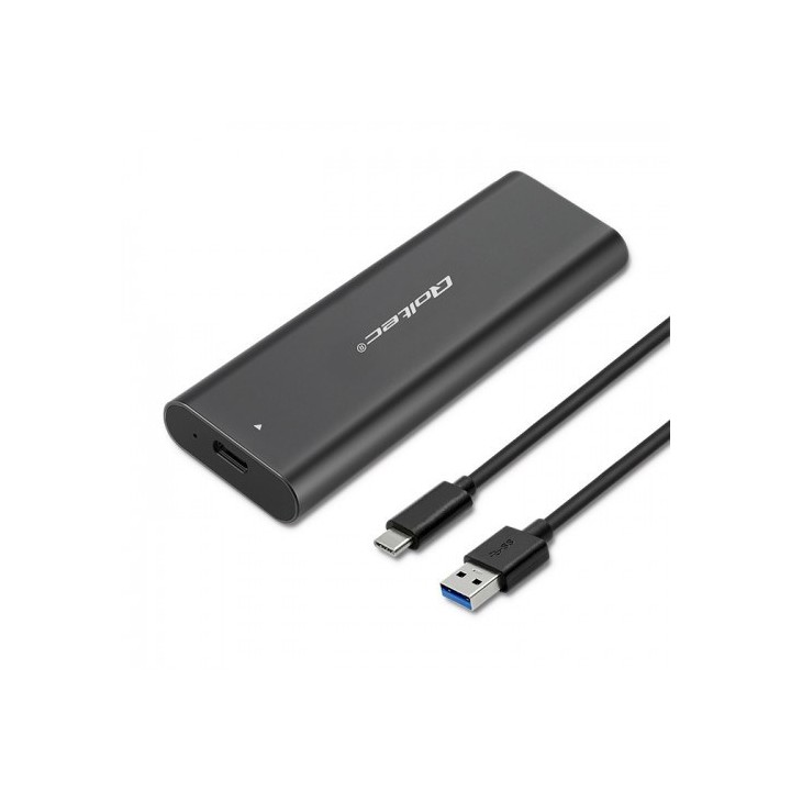 Qoltec 50312 alloggiamento per unità di archiviazione SSD nero M.2