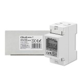 Qoltec 50899 contatore elettronico del consumo di energia monofase | 230 V | LCD | 2P | DIN rail