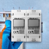 Qoltec 50899 contatore elettronico del consumo di energia monofase | 230 V | LCD | 2P | DIN rail