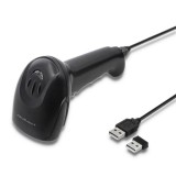 Qoltec 50868 scanner laser wireless 1D | 2D | nero