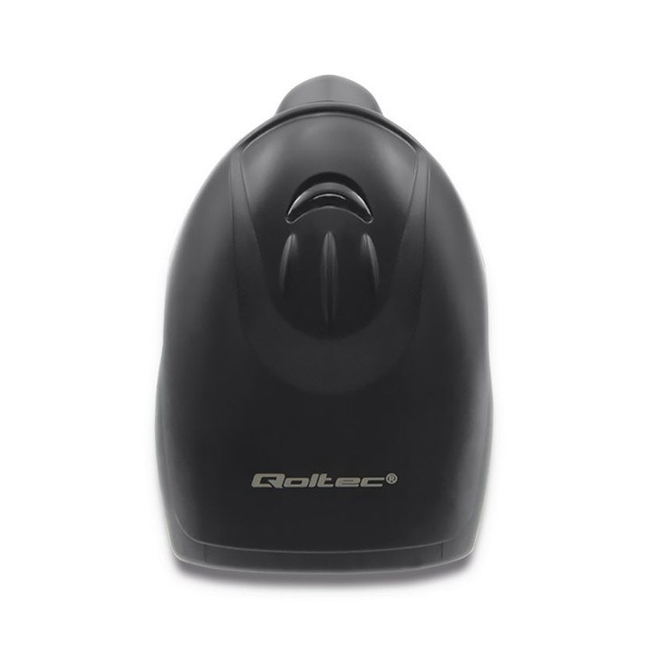 Qoltec 50868 scanner laser wireless 1D | 2D | nero