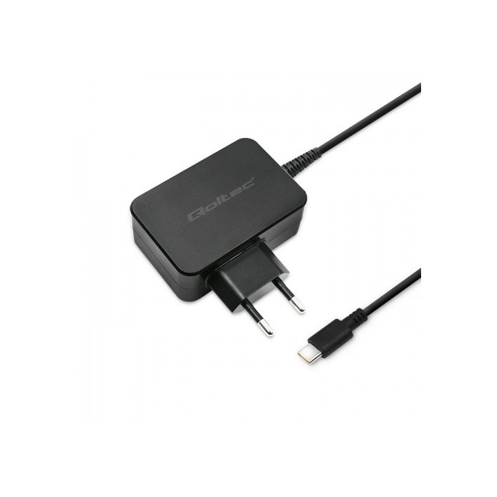 Qoltec 51024 caricatore dispositivi mobili universale nero AC ricarica veloce interno