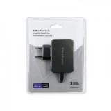 Qoltec 51024 caricatore dispositivi mobili universale nero AC ricarica veloce interno