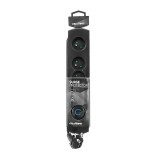 Qoltec 50104 protezione da sovratensione 4 AC presa/e 230 V 1.5 m nero